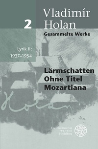 Abbildung von: Lyrik II: 1937-1954 - Universitätsverlag Winter