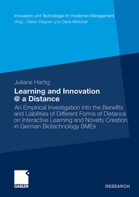 Enlarge image Cover: Learning and Innovation @ a Distance - Springer Gabler