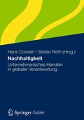 Cover: Nachhaltigkeit - Springer Gabler