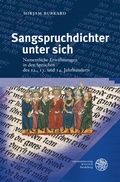 Cover: Sangspruchdichter unter sich - Universit&auml;tsverlag Winter