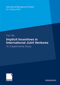 Abbildung von: Implicit Incentives in International Joint Ventures - Springer Gabler