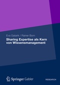 Cover: Sharing Expertise als Kern von Wissensmanagement - Springer Gabler
