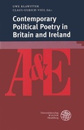 Cover: Contemporary Political Poetry in Britain and Ireland - Universit&auml;tsverlag Winter