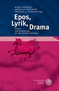Cover: Epos, Lyrik, Drama - Universit&auml;tsverlag Winter