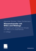 Cover: Wissenstransfer mit Wikis und Weblogs - Springer Gabler