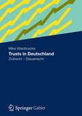 Cover: Trusts in Deutschland - Springer Gabler
