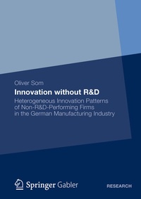 Abbildung von: Innovation without R&D - Springer Gabler