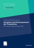 Cover: Ursachen und Konsequenzen der Finanzkrise - Springer Gabler