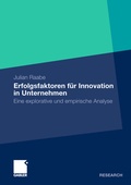 Cover: Erfolgsfaktoren f&uuml;r Innovation in Unternehmen - Springer Gabler