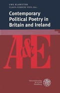 Cover: Contemporary Political Poetry in Britain and Ireland - Universit&auml;tsverlag Winter