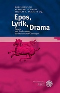 Cover: Epos, Lyrik, Drama - Universit&auml;tsverlag Winter