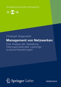 Abbildung von: Management von Netzwerken - Springer Gabler