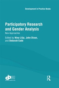 Enlarge image Cover: Participatory Research and Gender Analysis - Routledge