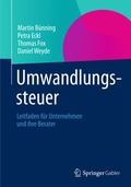 Cover: Umwandlungssteuer - Springer Gabler