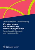 Cover: Kundennutzen: die Anwendung im Verkaufsgespr&auml;ch - Springer Gabler