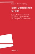 Cover: Mehr Ungleichheit f&uuml;r alle - Universit&auml;tsverlag Winter