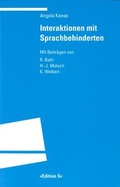 Cover: Interaktionen mit Sprachbehinderten - Universit&auml;tsverlag Winter