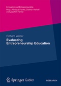 Cover: Evaluating Entrepreneurship Education - Springer Gabler