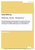 Cover: Marketing - Rechts - Management - diplom.de