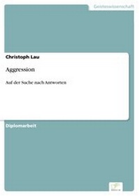 Enlarge image Cover: Aggression - diplom.de