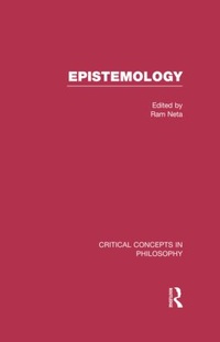 Enlarge image Cover: Epistemology - Routledge