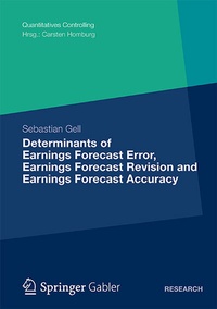Abbildung von: Determinants of Earnings Forecast Error, Earnings Forecast Revision and Earnings Forecast Accuracy - Springer Gabler