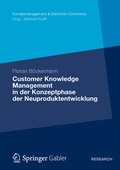 Cover: Customer Knowledge Management in der Konzeptphase der Neuproduktentwicklung - Springer Gabler