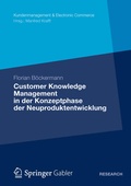 Cover: Customer Knowledge Management in der Konzeptphase der Neuproduktentwicklung - Springer Gabler