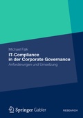 Cover: IT-Compliance in der Corporate Governance - Springer Gabler