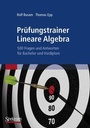 Cover: Pr&uuml;fungstrainer Lineare Algebra - Spektrum Akademischer Verlag