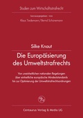 Abbildung von: Die Europäisierung des Umweltstrafrechts - Centaurus Verlag & Media