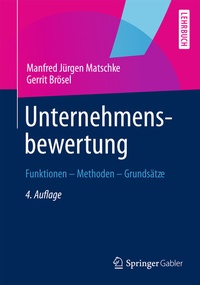 Abbildung von: Unternehmensbewertung - Springer Gabler