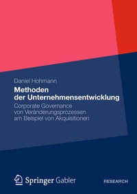 Abbildung von: Methoden der Unternehmensentwicklung - Springer Gabler