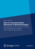 Cover: How to Commercialise Research in Biotechnology? - Springer Gabler