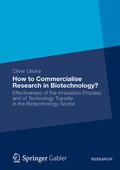 Cover: How to Commercialise Research in Biotechnology? - Springer Gabler