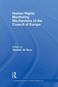 Cover: Human Rights Monitoring Mechanisms of the Council of Europe - Routledge