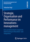Cover: Strategie, Organisation und Performance im Innovationsmanagement - Springer Gabler