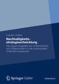 Cover: Nachhaltigkeitsstrategieentwicklung - Springer Gabler