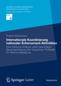 Abbildung von: Internationale Koordinierung nationaler Enforcement-Aktivitäten - Springer Gabler