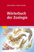 Cover: W&ouml;rterbuch der Zoologie - Spektrum Akademischer Verlag