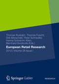 Cover: European Retail Research - Springer Gabler