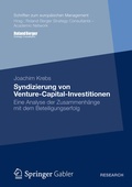 Cover: Syndizierung von Venture-Capital-Investitionen - Springer Gabler