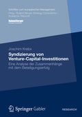 Bild: Syndizierung von Venture-Capital-Investitionen - Springer Gabler
