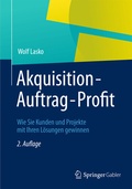 Cover: Akquisition - Auftrag - Profit - Springer Gabler