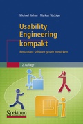 Cover: Usability Engineering kompakt - Spektrum Akademischer Verlag