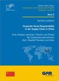 Cover: Corporate Social Responsibility in der Supply Chain in China - Diplomica Verlag