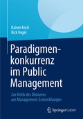 Cover: Paradigmenkonkurrenz im Public Management - Springer Gabler