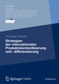 Cover: Strategien der internationalen Produktstandardisierung und -differenzierung - Springer Gabler