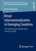 Cover: Retail Internationalization in Emerging Countries - Springer Gabler