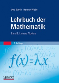 Abbildung von: Lehrbuch der Mathematik, Band 2 - Spektrum Akademischer Verlag